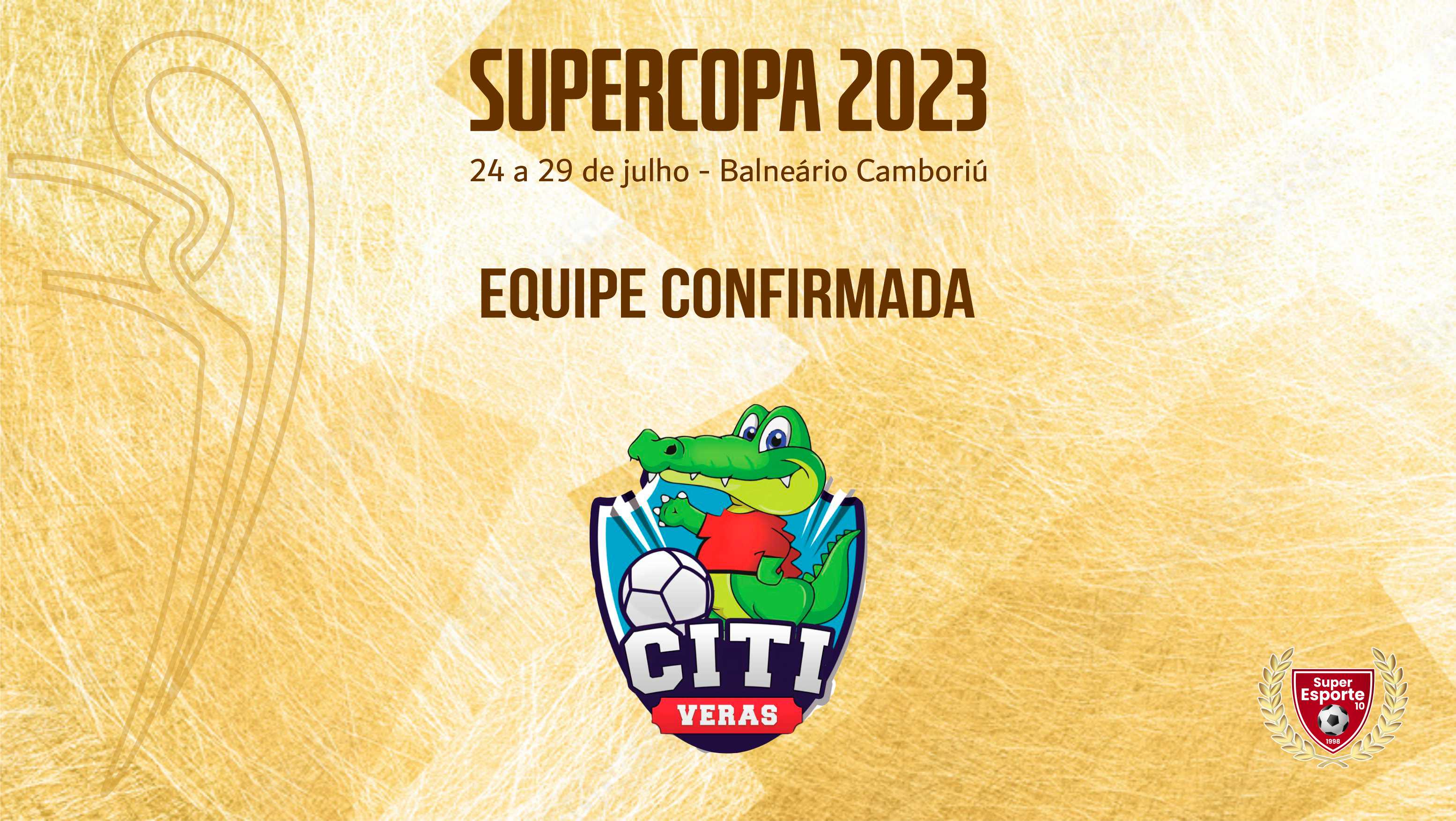 Citi Veras estará na Supercopa em 2023
