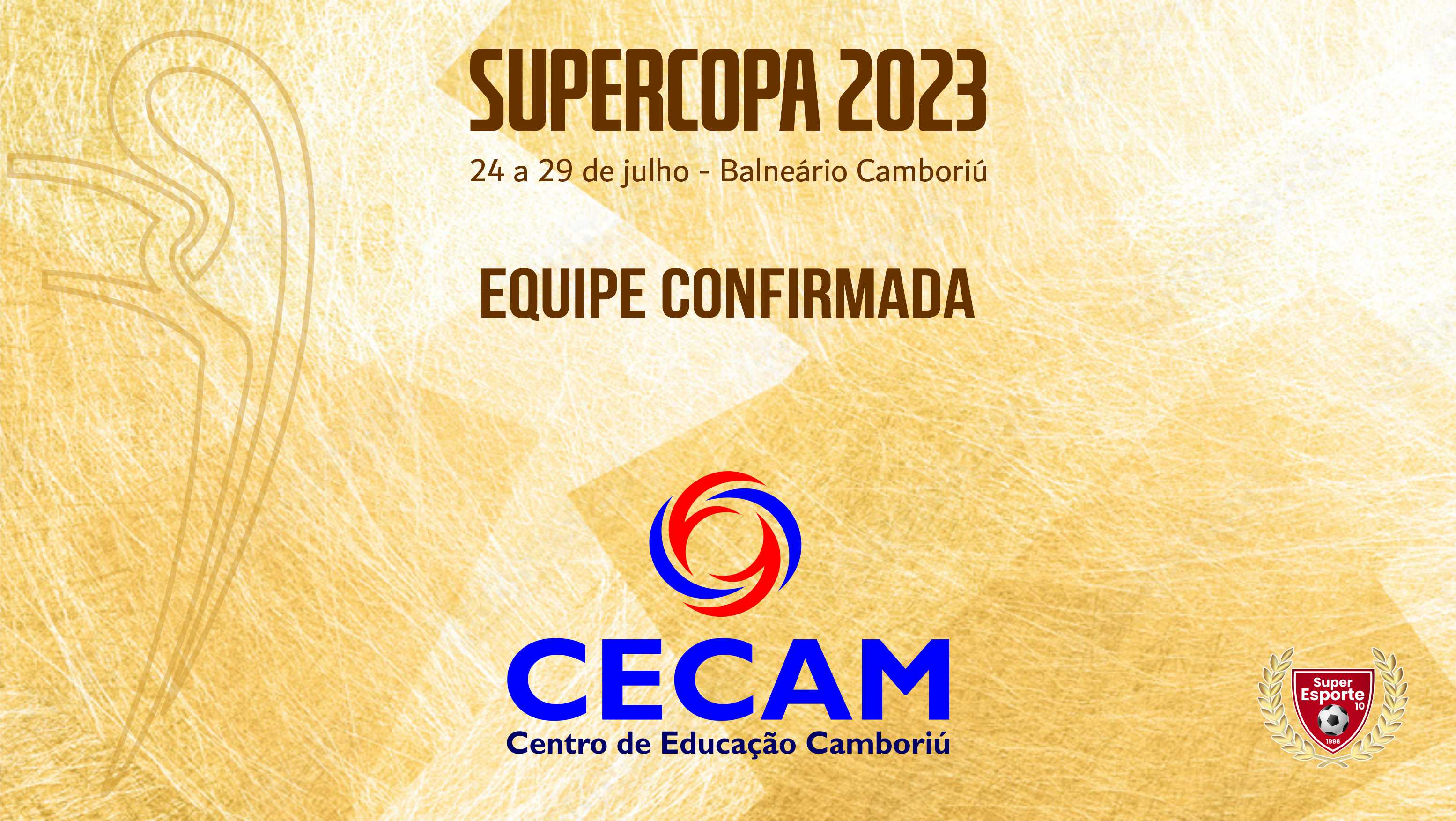 Cecam, de Camboriú, garante presença na Supercopa