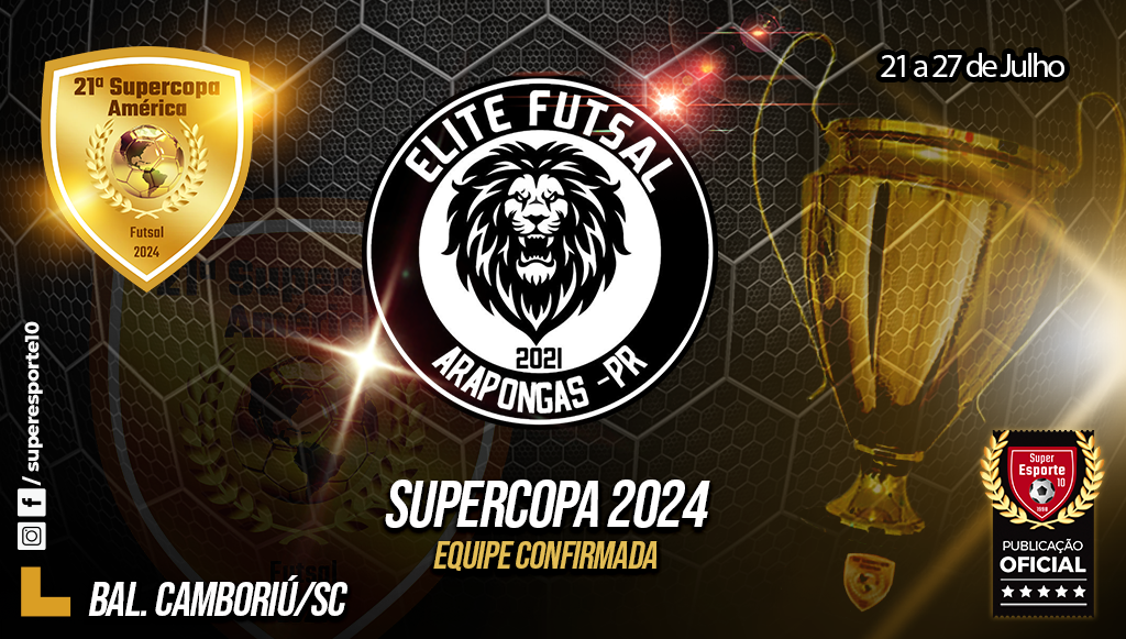 Elite, de Arapongas, confirma presença na Supercopa 2024